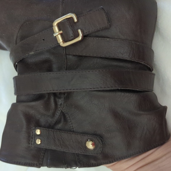 Brown Slouch Boots - Picture 3 of 4